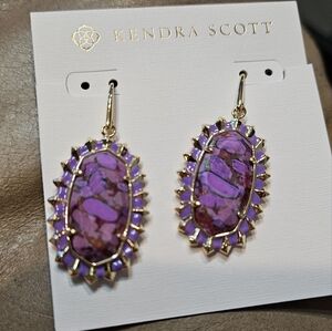 NWT Kendra Scott Dani Color Burst Drop Earrings